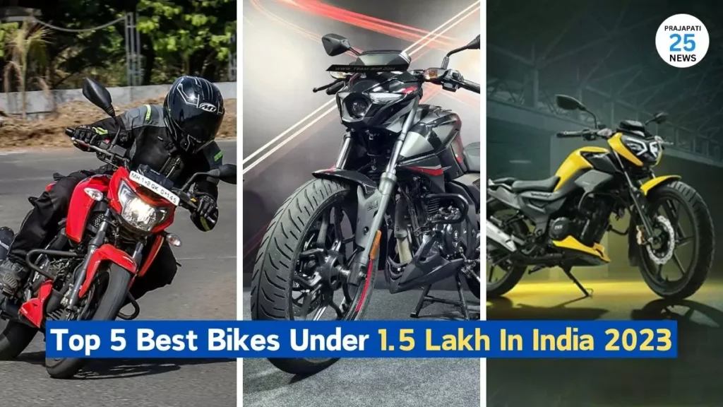 Top 5 Best Bikes Under 1.5 Lakh In India 2023