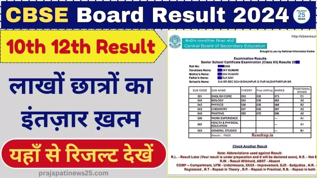 cbse Board result 2024
