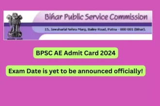 BPSC AE Admit Card